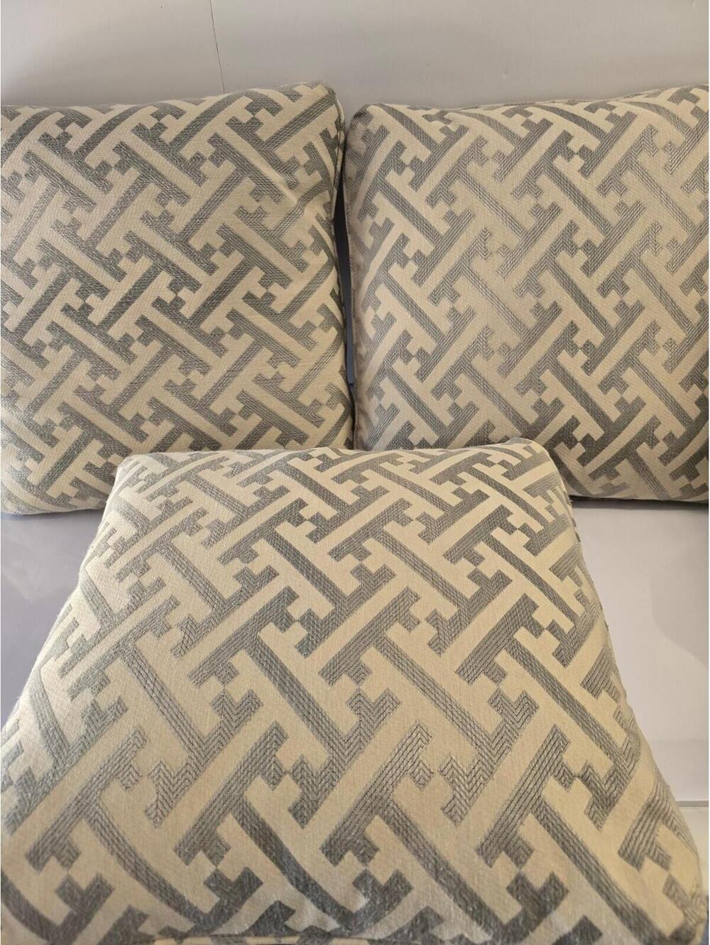 Lot of 3 Geometric Pattern Decorative Pillow Cover 18 X 18
